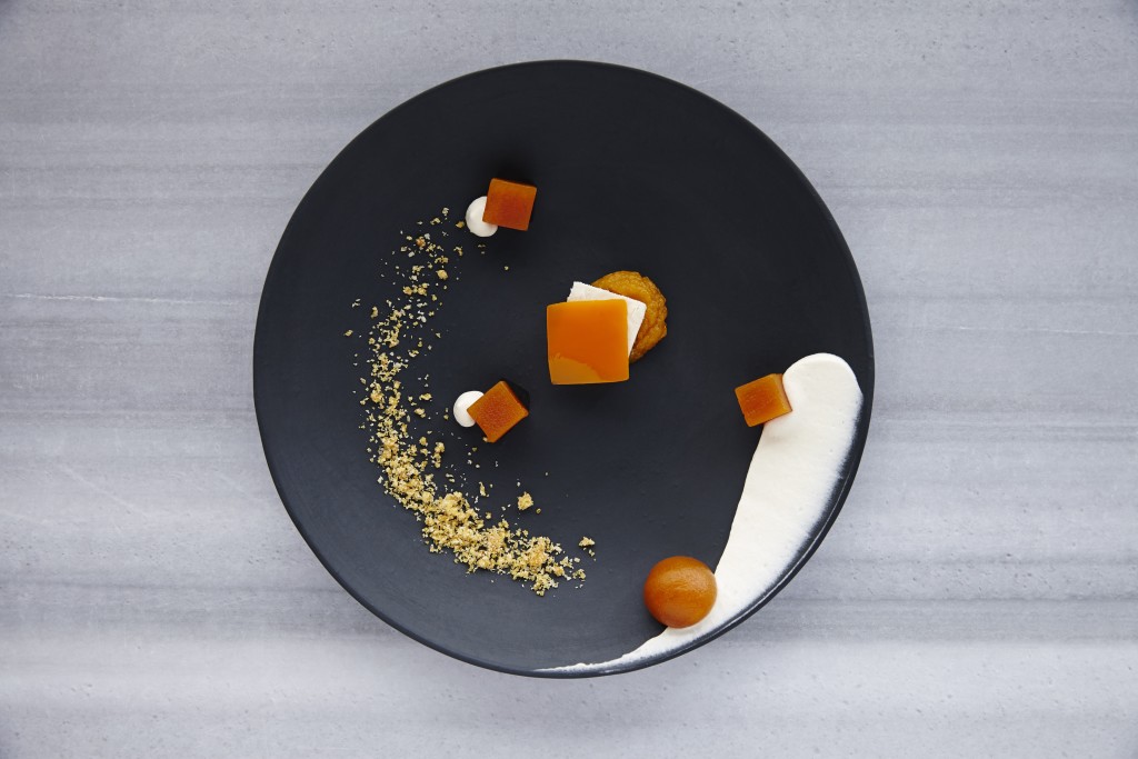 Citir Kabak: Crispy pumpkin, molases cream, pumpkin puree, pumpkin gelee, tahini parfait (Photo courtesy of Neolokal) 