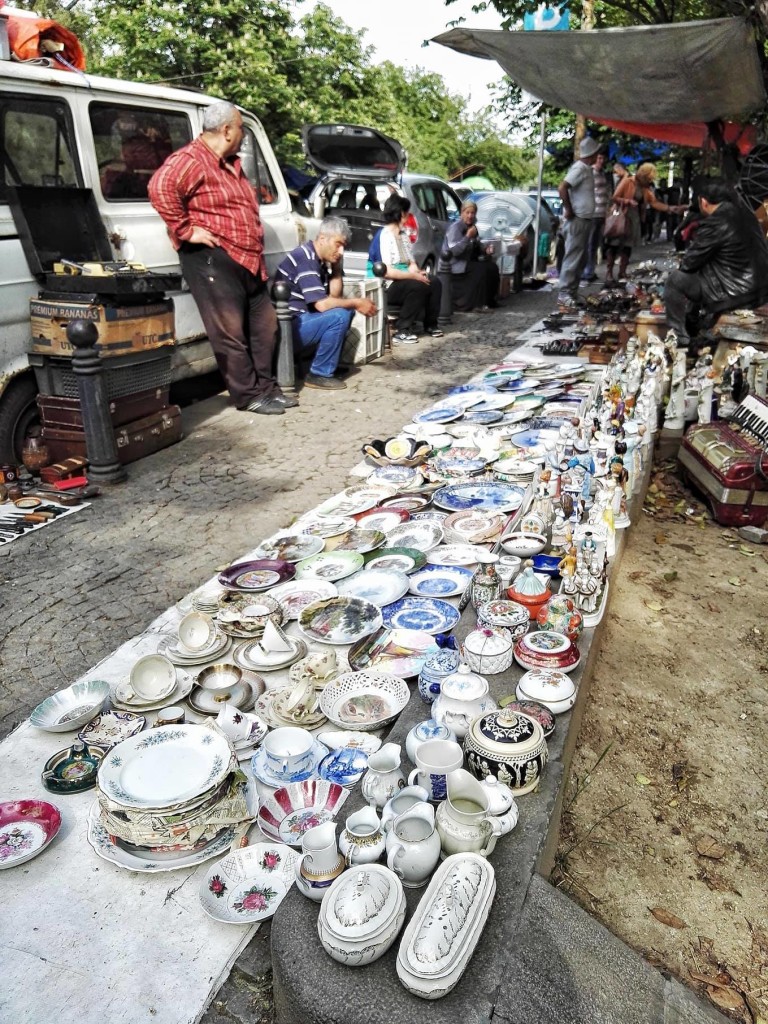 Tbilisi's most popular flea market is on The Dry Bridge. It's fun to shop and also just to look and see the different things for sale. (Photo by Cheryl Tiu)
