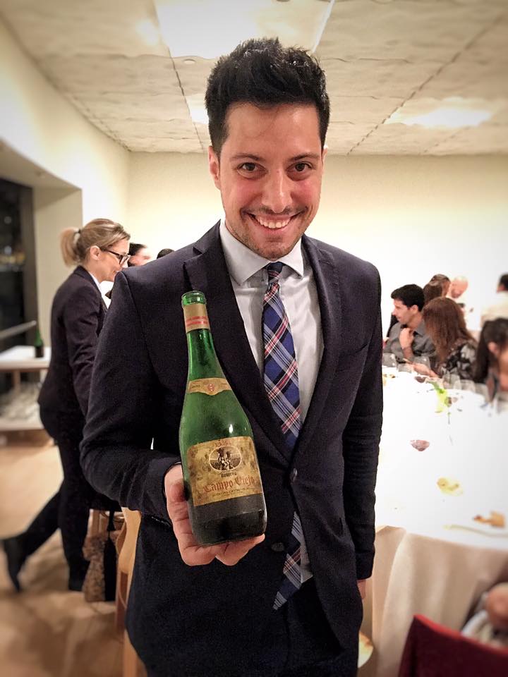 Nerua sommelier Ismael Alvarez is a gem. He never fails to thoroughly explain the backgrounds of the wines he choses- and why he does (they always have to have history). This is a 1964 Campo Viejo Reserva which they opened in honor of Joan Roca's birthdate.