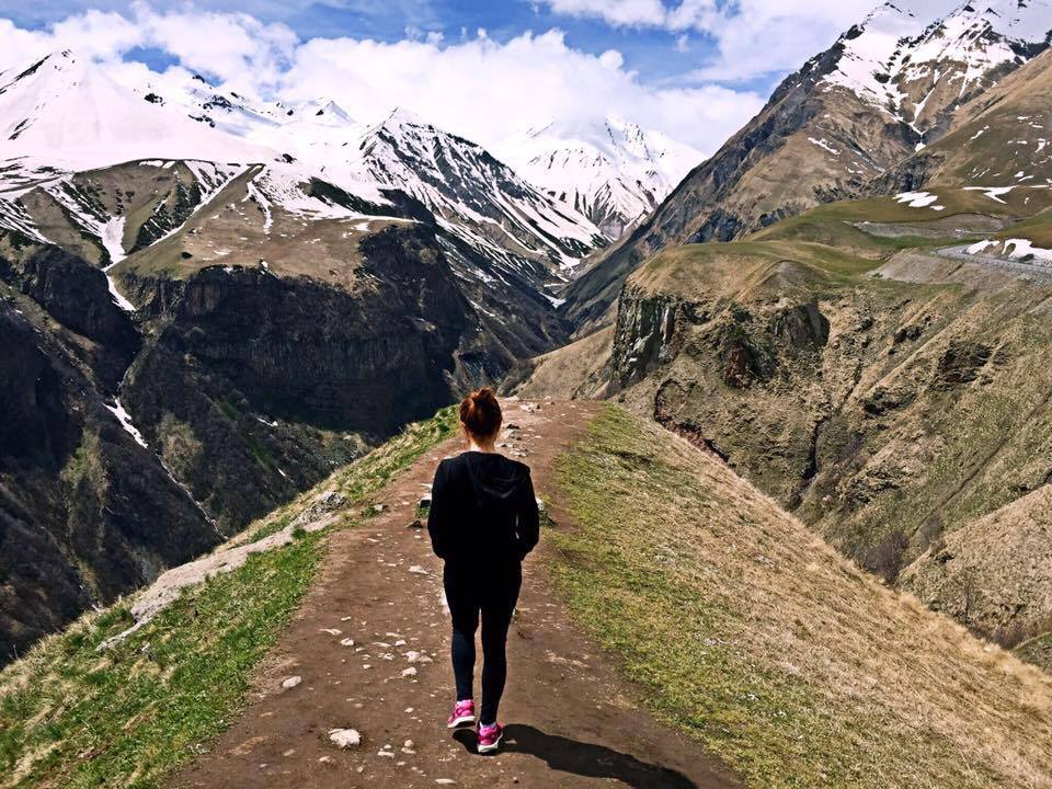 Just inhale the backdrop of the Caucasus mountains. I feel so so lucky to have had the opportunity to visit this amazing country, and I can't wait for you to experience it, too! <3