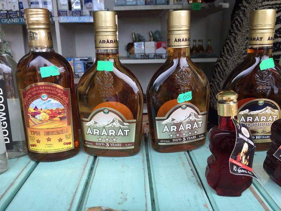 If you can't climb Mt. Ararat, at least you can have some Armenian whiskey :) (Photo by Cheryl Tiu)