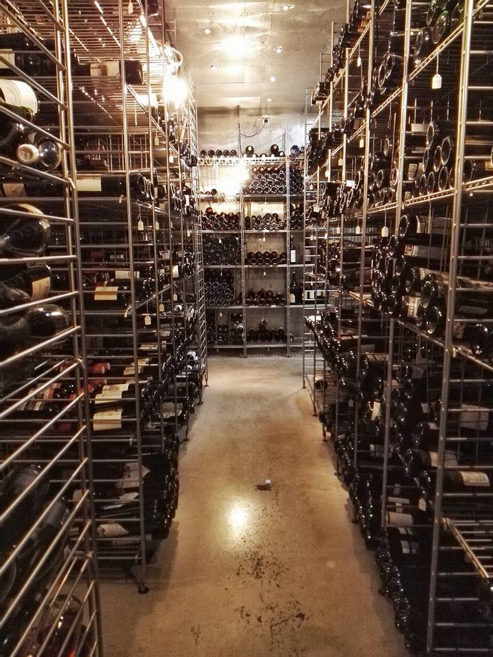 The Arzak wine cellar with over 100,000 wines! They have their own Arzak label, too. (Photo by Cheryl Tiu)