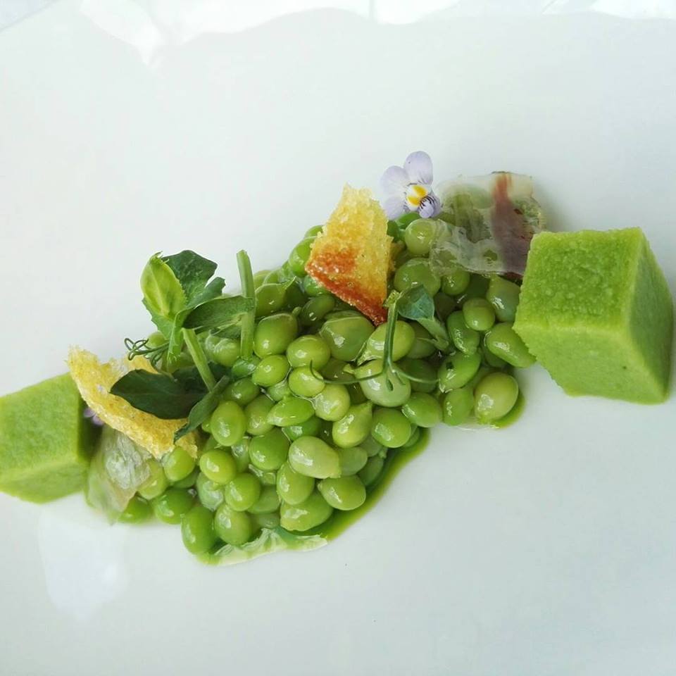 The seasonal, caviar-like Green Tear Peas (Photo by Cheryl Tiu)