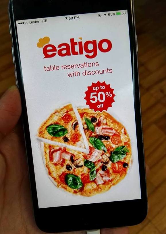 Eatigo is a free app that allows you to book at your favorite restaurants at up to 50% off the price!!!