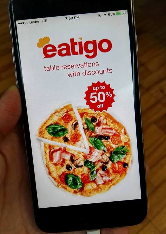 Eatigo is a free app that allows you to book at your favorite restaurants at up to 50% off the price!!! 