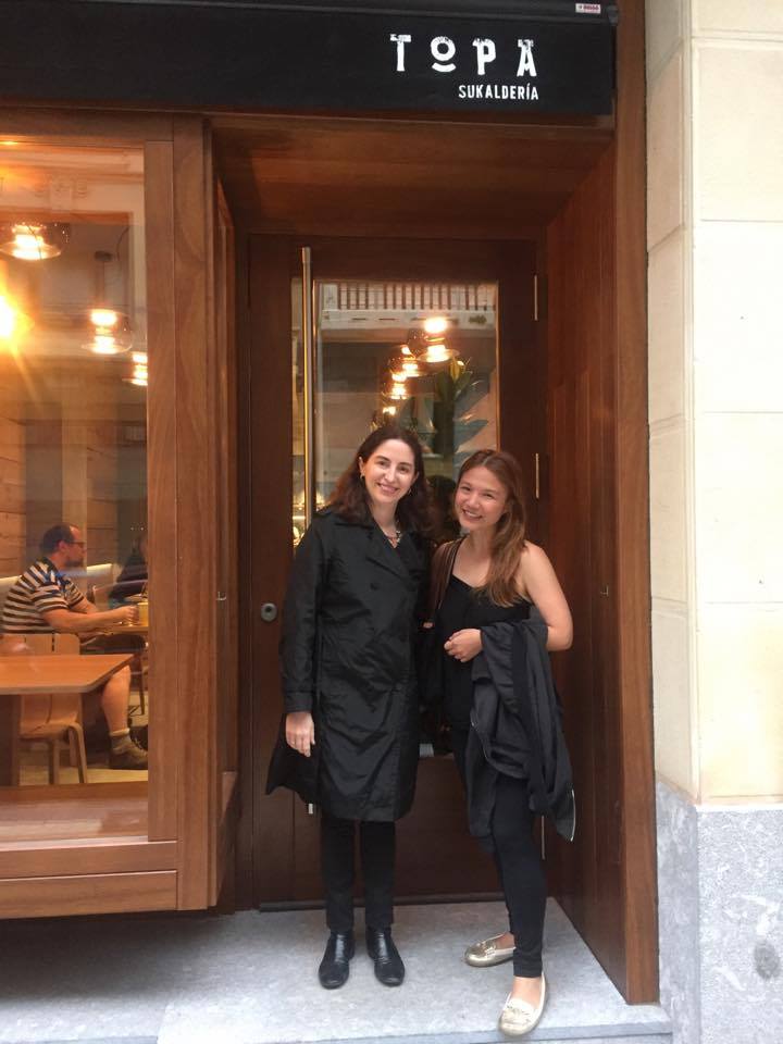 Before I left San Sebastian, Elena, her family and I, along with our dear friend Jose Ramon Calvo had dinner at thew Latin-meets-Basque concept, Topa, which is also owned by Mugaritz's Andoni Aduriz's Grupo IXO