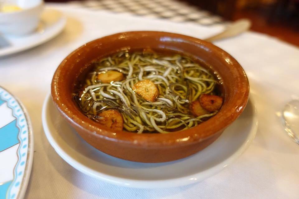 Gulas al Ajillo- Baby eels in garlic and EVO