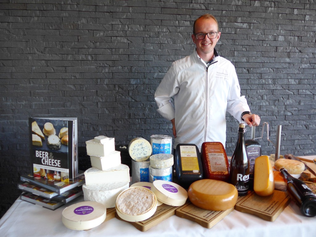 Frederic Van Tricht, whose family-owned eponymous Van Tricht, supplies cheese to most of the high end restaurants in the country, was also the one who taught me about beer and cheese pairing. (Photo by Cheryl Tiu)