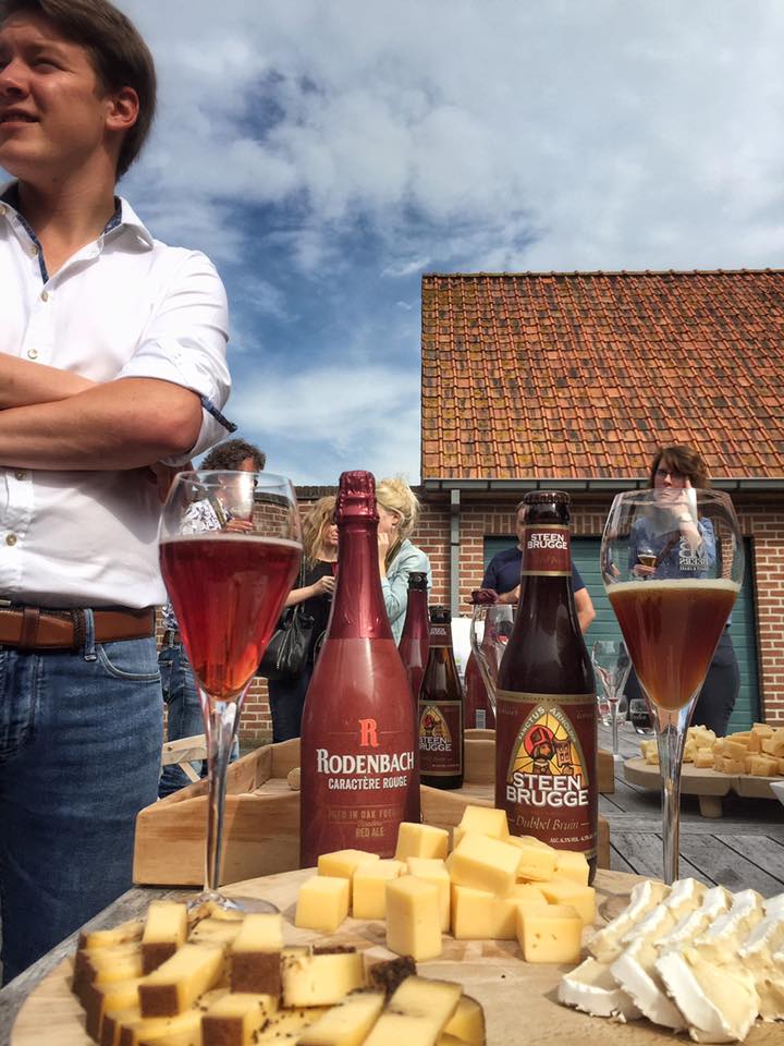 Groendal is a family-run company (that's their son, Louis-Philippe Deweer) who makes amazing cheeses. Gert de Mangeleer carries their selection at Hertog Jan here in Belgium, and likewise Albert Adria carries their Old Groendal farm cheese (beautiful umami!) at his restaurants in Spain. (Photo by Cheryl Tiu)