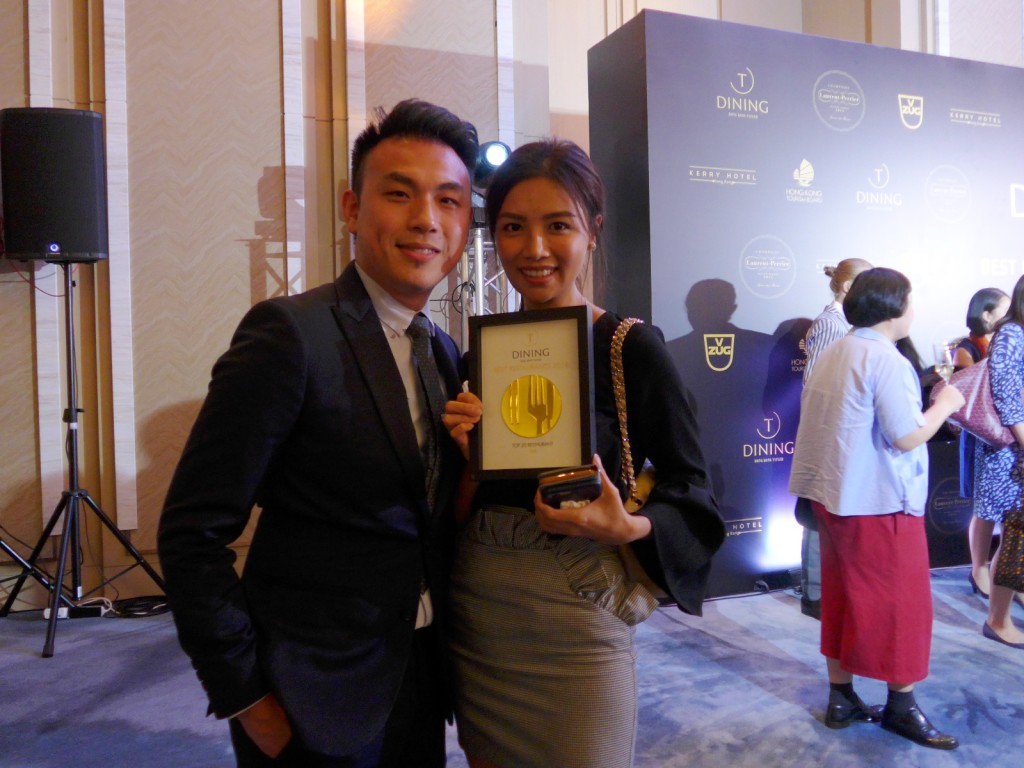 Vicky Cheng of VEA and wife Polly (Photo by Cheryl Tiu)
