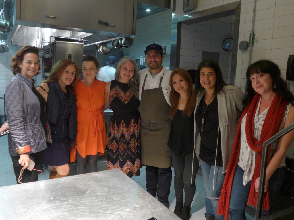 With some of New York City's power women in food and media: Dana Cowin, Kate Krader, Marie Elena Martinez, and Llama Inn's Erik Ramirez and Lynnette Marrero 