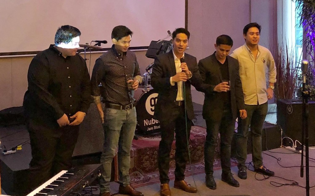 Take a bow, boys! Wagyumafia Manila partners Carlo Alvarez, Lui Clavano, LA Vergara, Mico Clavano, Amado Fores (Photo by Cheryl Tiu)