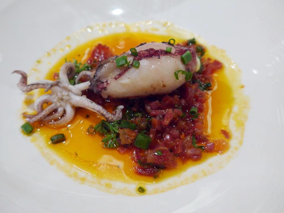 ESENZI PHUKET: Squid + Salt Cod + Iberico Chorizo (Photo by Cheryl Tiu)