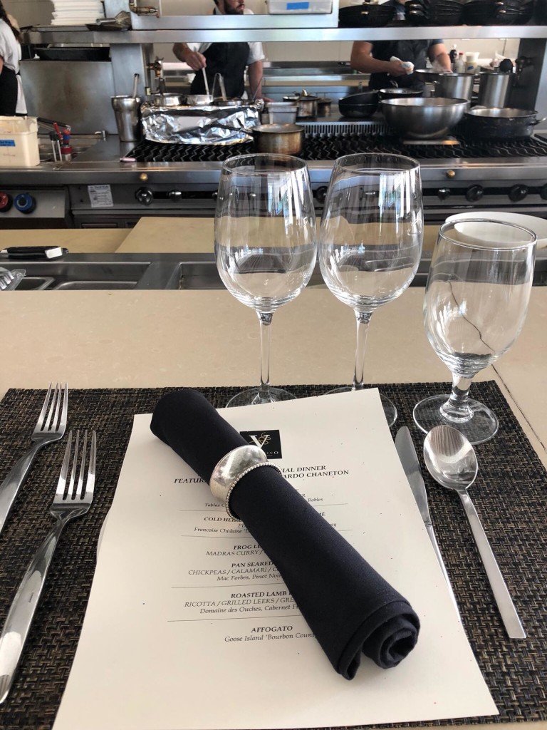 Best seats in the house-- chef's table! (Photo by Cheryl Tiu)