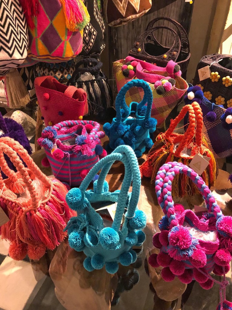 Colorful wayuu mochila bags of excellent quality at Casa Chiqui (Photo by Cheryl Tiu)
