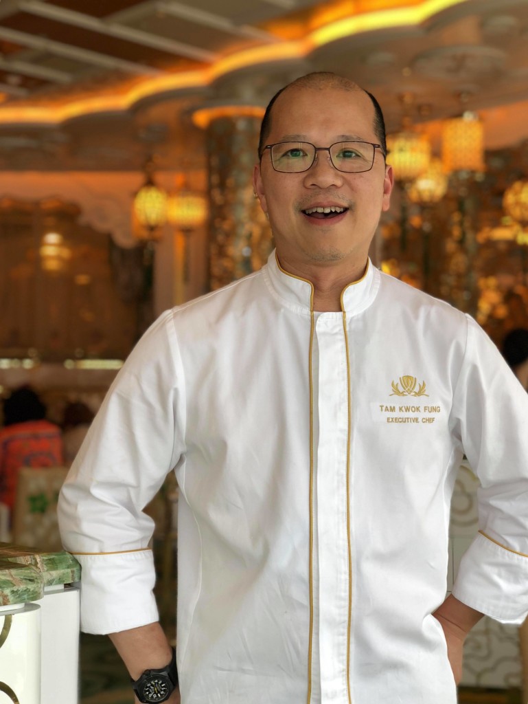 Executive chef Tam Kwok Fung at his new home (Photo by Cheryl Tiu)