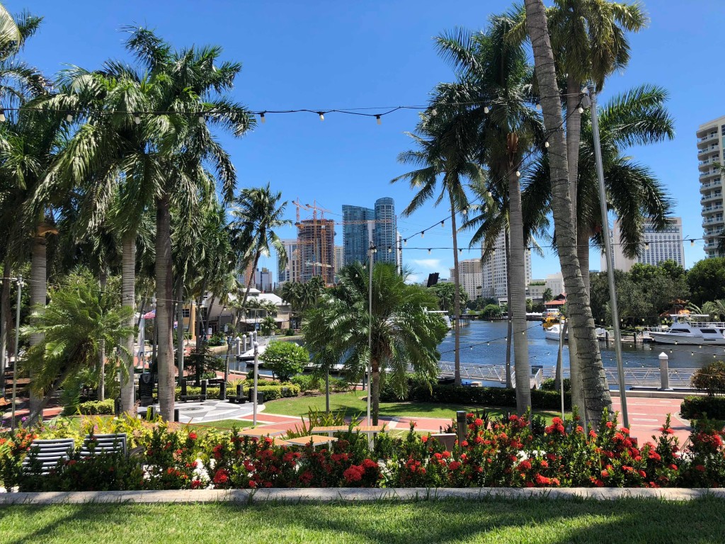 It is possible to arrive by boat at the Broward Center for the Performing Arts (Photo by Cheryl Tiu)