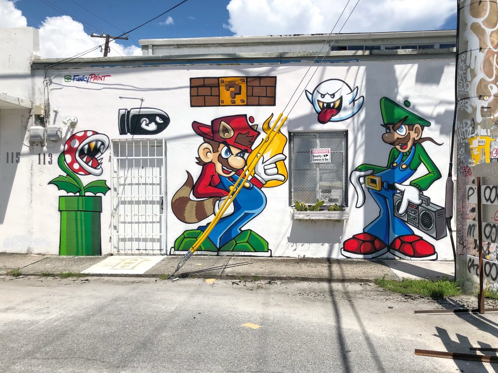 Mario and Luigi at FATVillage, Fort Lauderdale (Photo by Cheryl Tiu)