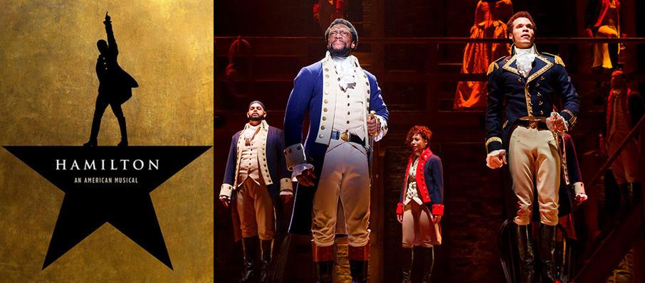 Hamilton will run at Broward Center for the Performing Arts from December 18, 2018 til January 20, 2019