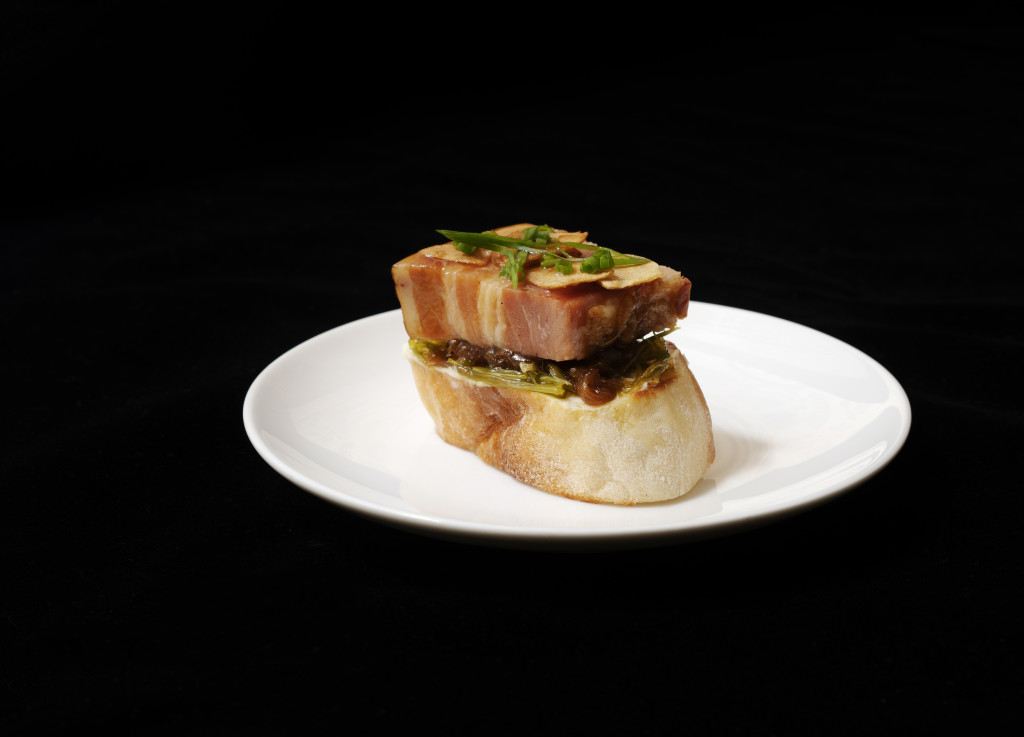 Karla Mendoza's Apple Braised Bacon (Photo courtesy of Bar Pintxos)