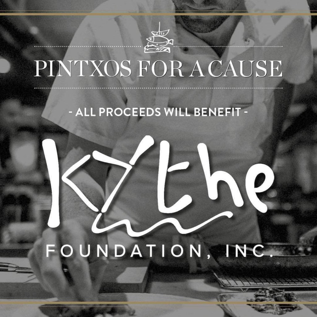 All proceeds from Pintxos For A Cause will benefit Kythe Foundation 