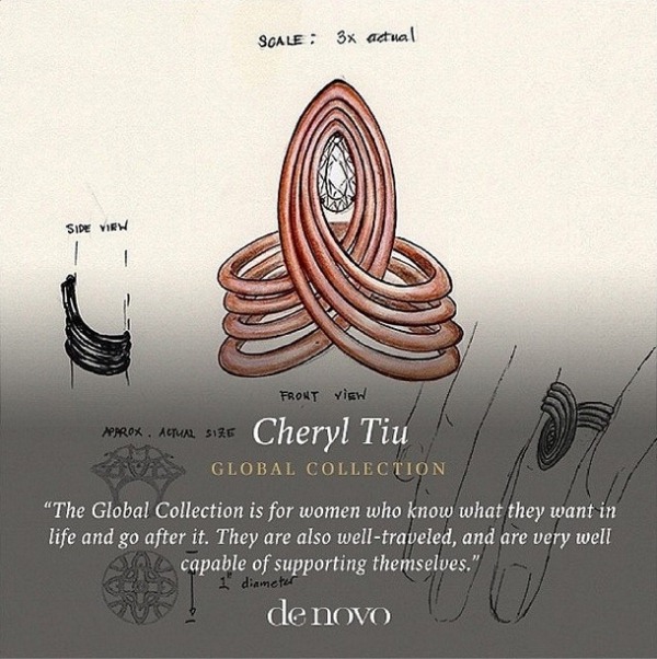 Designing my first jewelry line: Cheryl Tiu for Denovo Diamonds