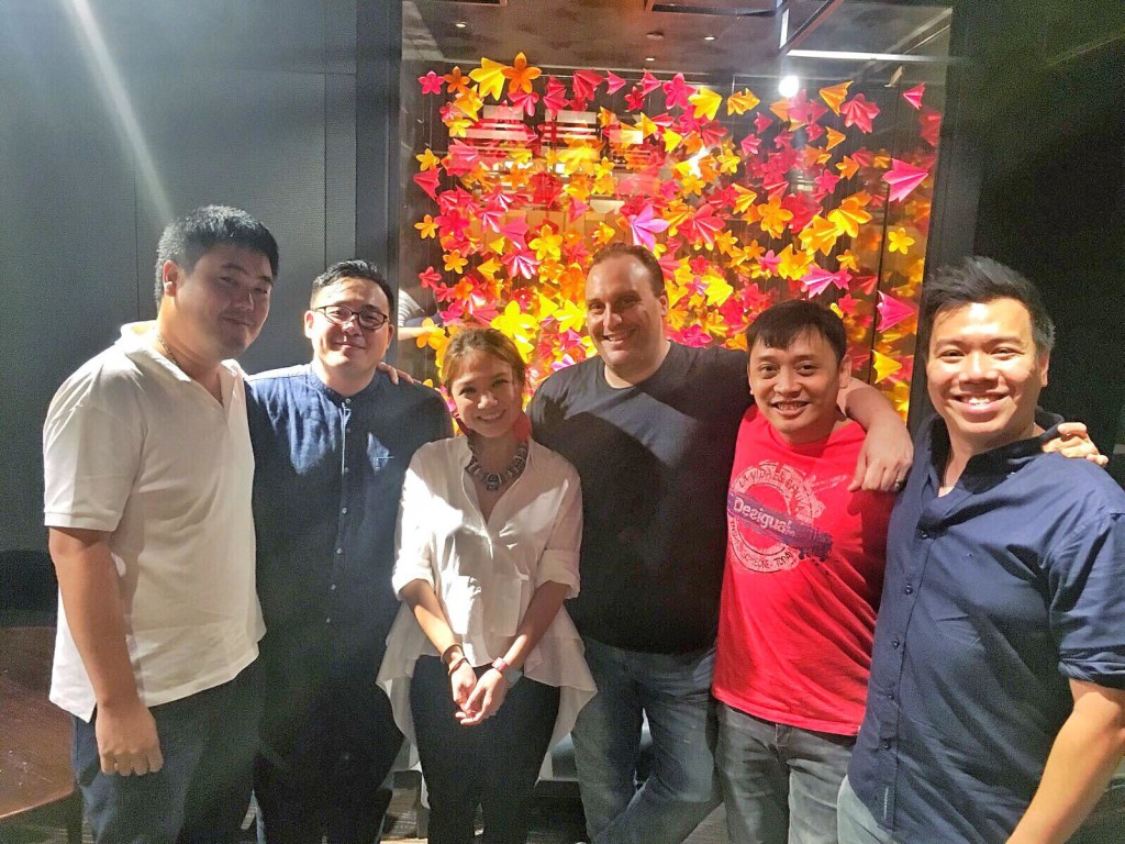 Singaporean chefs represent! Russell and I with Woo Wei Leong (Masterchef Asia winner, who will be opening a restaurant in Singapore soon!), Drew Nocente (Salted and Hung), Chanks KS, Han Liguang (Labyrinth)